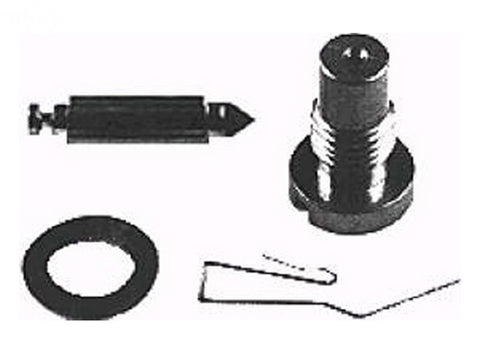 Kit de Aguja y Asiento simil Briggs & Stratton 3 a 5HP (293478). Motor 4 Tiempos (Cod JLC 80-33-024)